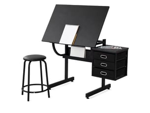 Bureau enfant 116 cm coloris noir