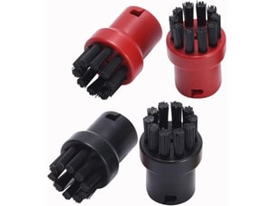 Lot brosses rondes nettoyage karcher sc1 sc2 sc3 sc4 sc5 rouge noir