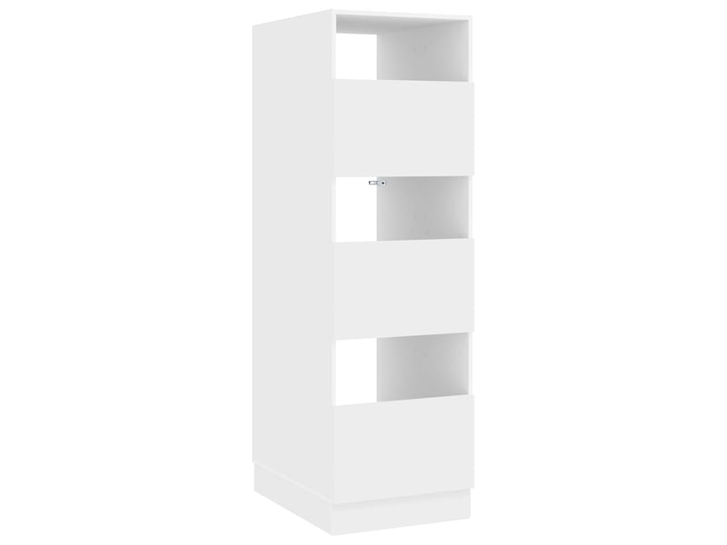 Armoire à laver blanc 50x68x162 cm bois d'ingénierie - Conforama A