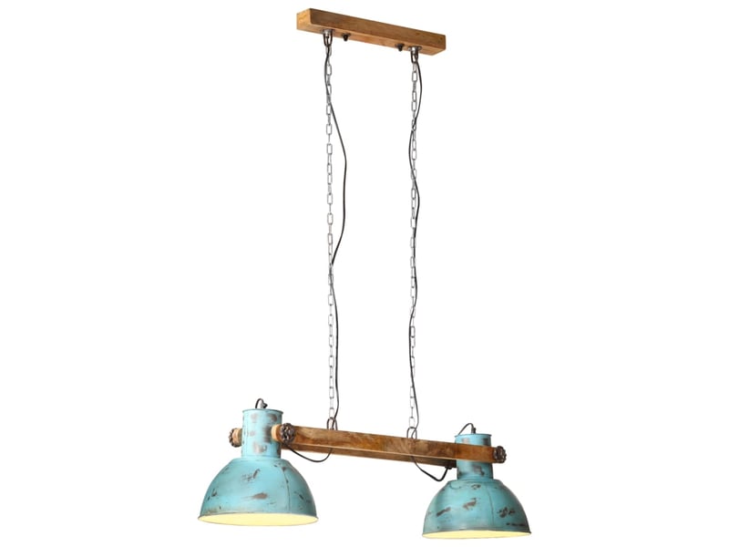  Lampe suspendue, suspension luminaire 25 w bleu délavé 85x28x109 cm e27  - Conforama B