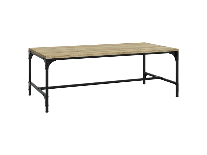  Table basse rectangulaire | table de salon chêne sonoma 100x50x35 cm bois d'ingénierie  - Conforama A