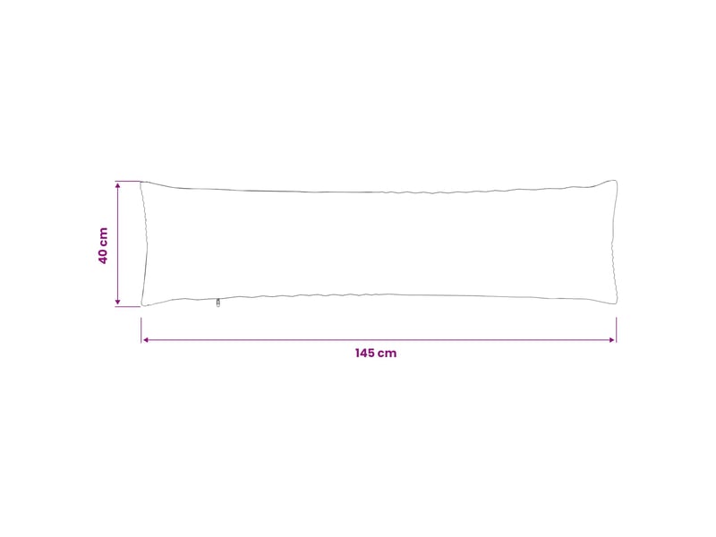  Lot de 2 housses de coussin almelo bleu marine 40 x 145 cm cf49391  - Conforama E