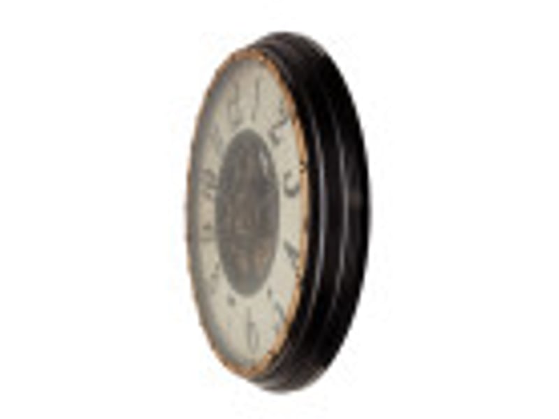  Horloge murale fabrilamp treviso 83 x 83 cm dorénoir engrenages mobiles 215610016 - Conforama D