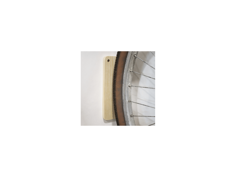  Support vélo mural woody en bois naturel 14,5 x 14 x 27 cm  - Conforama E