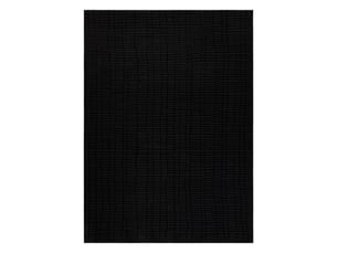 Tapis aura j1852a noir   anthracite - lignes, structurel, moderne 240x330 cm
