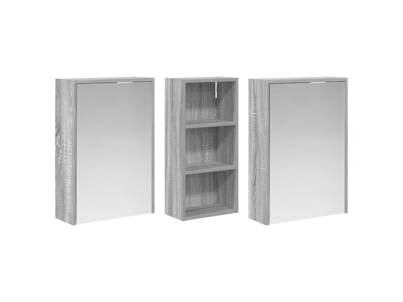  Ensemble de meubles de salle de bain 3 pcs 116x16x62.5 cm shl2923  - Conforama E