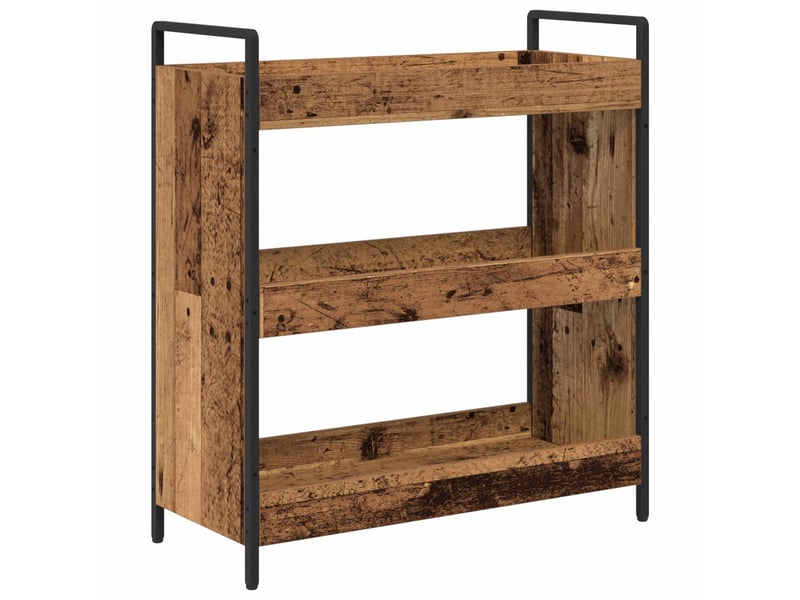  Desserte de cuisine, chariot de rangement bois ancien 70x30x82 cm  - Conforama E