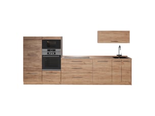 Vicco cuisine, chêne de force doréchêne de force doré, 340cm, pt chêne