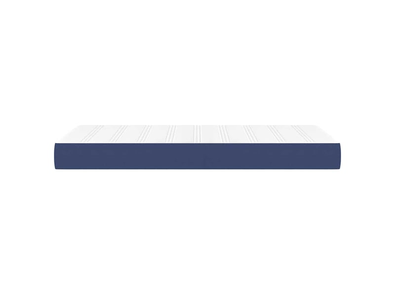  Matelas de lit à ressorts ensachés fermeté moyenne bleu 90x200x20 cm tissu  - Conforama D