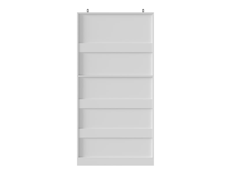  Meuble à chaussures 80 x 40 x 160 cm avec rangements de porte et étagères intégrées, armoire haute gain de place pour entrée et couloir, blanc, pour aménagement intérieur moderne OPULERANE TRADING LTD - Conforama A