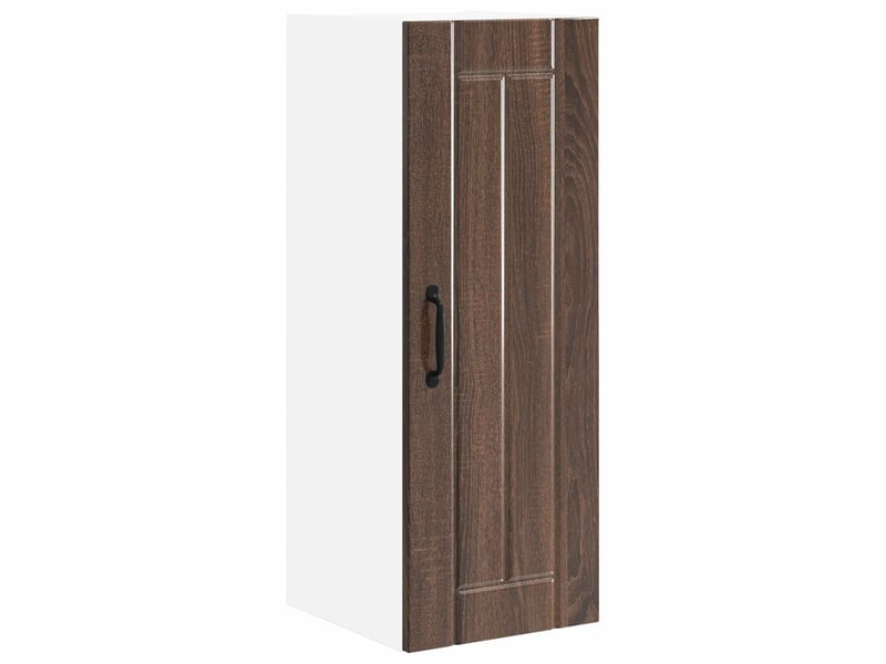  Meuble mural de cuisine | armoire de cuisine 2 pcs chêne brun bois d'ingénierie shl7590  - Conforama E