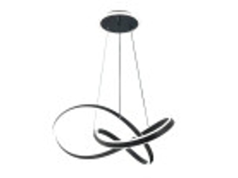  Fabrilamp nantes, suspension, moderne, led, 120 w, 9600 lm, 3000-4000-6000 k, noir, 55-115 x 52 x 62 cm 223790109 - Conforama B