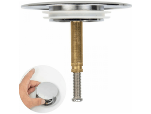 Bouchon de baignoire, ø 70 mm, avec double joint, réglable en hauteur, bouchon de baignoire universel, clapet de lavabo, 200 pièces