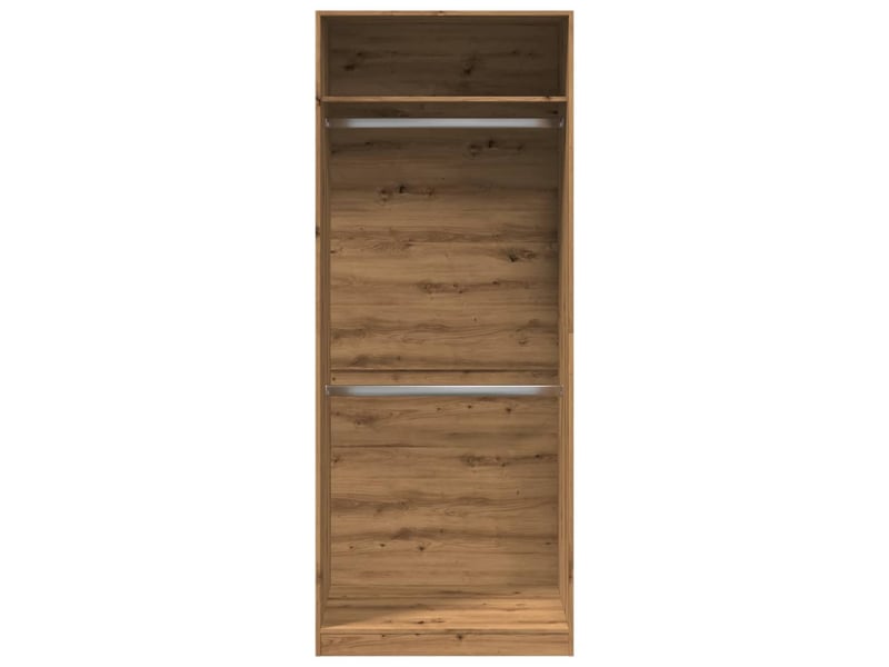  Garde-robe, armoire de rangement chêne artisanal 80x50x200 cm bois d'ingénierie shl81901  - Conforama D