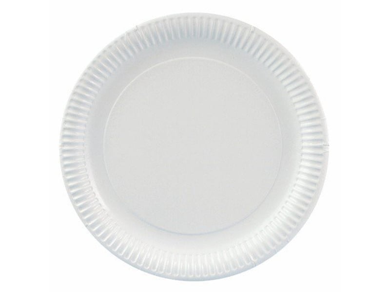  Papstar assiettes en cartonassiettes jetables blanc, rond (50 pièces) en 100% carton de fibres vierges diamètre 29 cm, certifié fsc, qualité alimentaire, # 11740  - Conforama D