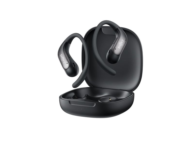 Ecouteurs true wireless tws arceau avec crochets noir bluetooth 6.1 réduction bruit pour appels 1-23448862 - Conforama A