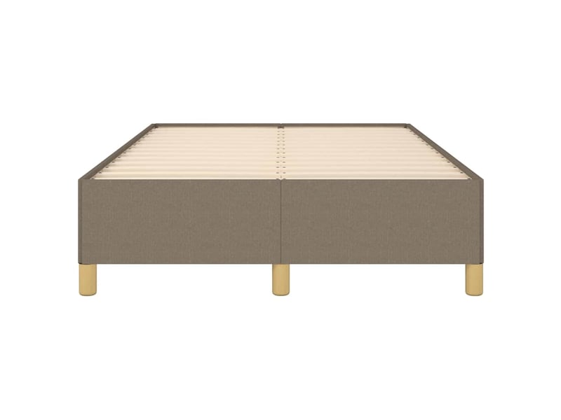  Lit double- lit adulte -  cadre de lit sans matelas taupe 120x190 cm tissu  - Conforama D