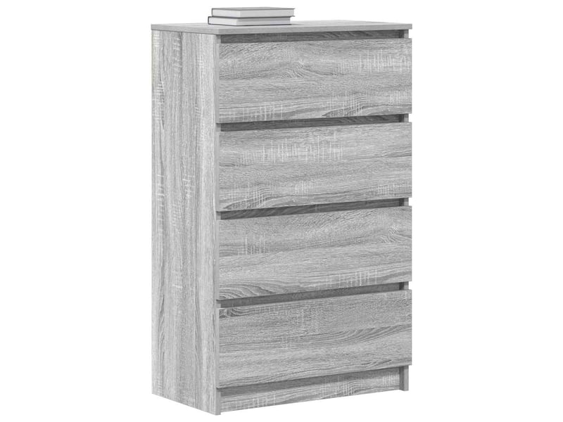  Buffet - bahut - meuble de rangement sonoma gris 60x35x98,5 cm bois d'ingénierie  - Conforama D