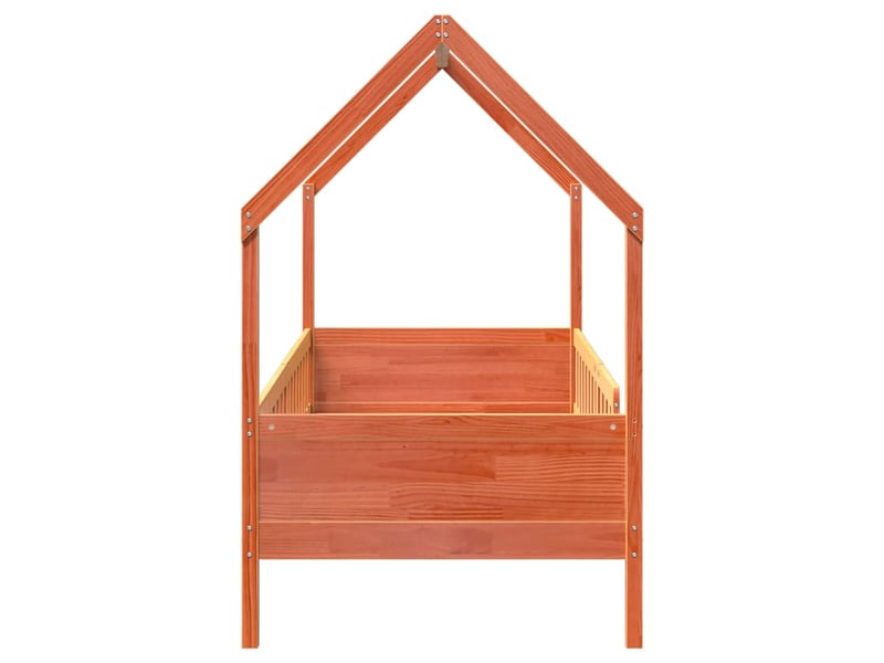  Cadre de lit d'enfants - lit jeune forme de maison sans matelas pin  - Conforama E