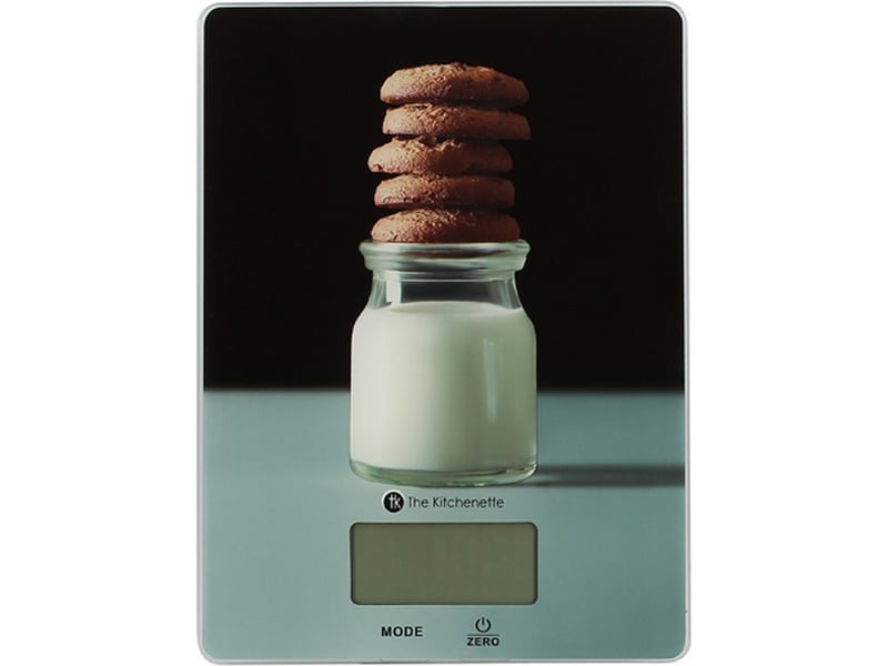  Balance électronique décor biscuit 5kg1gr menastyl  - Conforama A
