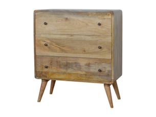 Commode 3 tiroir(s) ARTISAN FURNITURE coloris marron largeur 30 cm