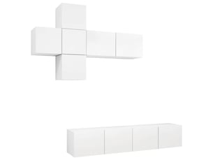 Meuble tv coloris blanc 30.5 cm <strong></strong>  <strong></strong>
