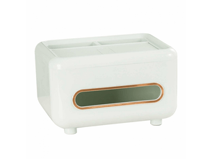 Boîte à mouchoirs de bureau multifonctionnelle, distributeur de mouchoirs pour la maison, boîte de rangement pour télécommande, salon