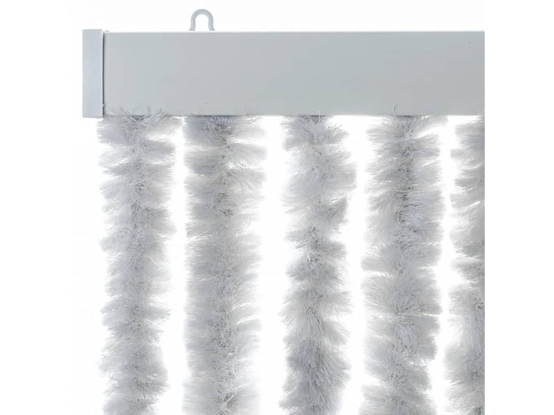  Rideau anti-mouches, moustiquaire gris 100x220 cm chenille cf43516  - Conforama D