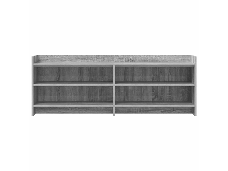  Meuble tv - banc tv - meuble de rangement 135 x 33 x 47 cm sonoma gris bois d'ingénierie  - Conforama D