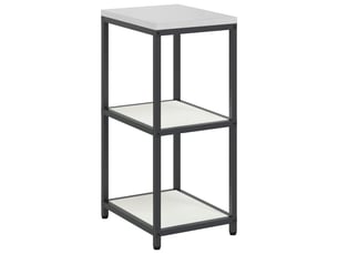 Étagère de cuisine, étagère de rangement hattem blanc 40x50x92cm acier