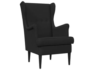 Fauteuil fixe VIDAXL  Tissu noir