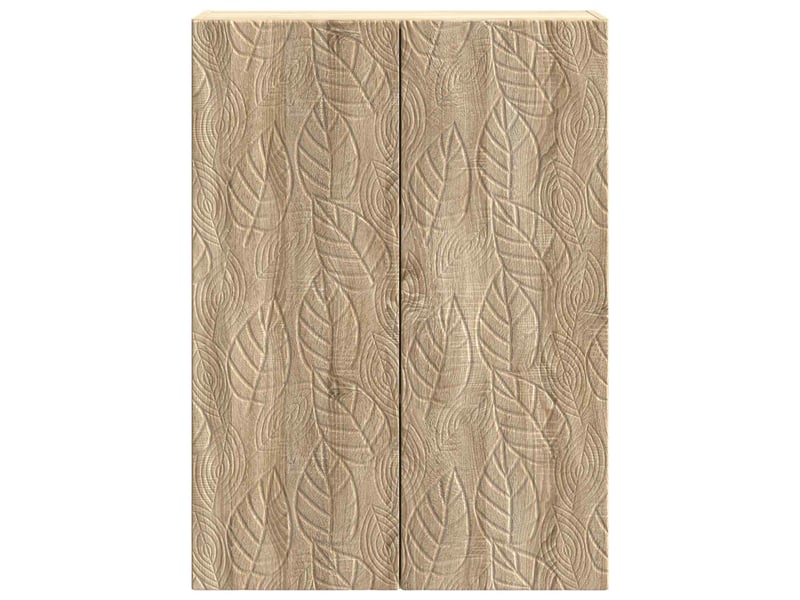 Armoire murale salon 66x34,5x90cm bois d'ingénierie chêne sonoma shl9386  - Conforama D