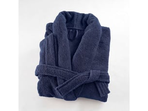 Peignoir coton éponge col chale éponge premium