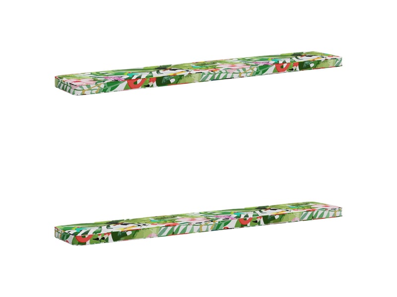  Lot de 2 coussins de banc, coussins d'assise vught 100 % polyester cf58361  - Conforama A