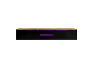 Meuble tv coloris bicolore 180 cm