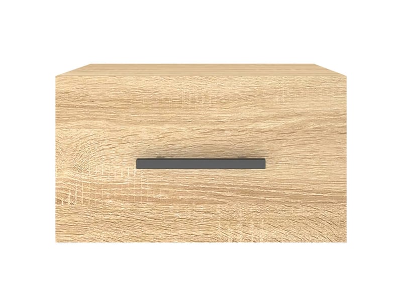  Table de chevet chanmbre, table d'appoint murale chêne sonoma 35x35x20 cm shl4538  - Conforama C