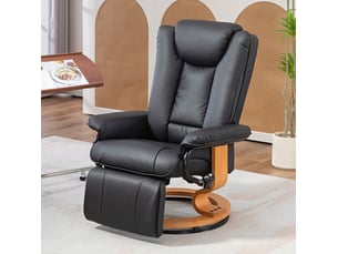 Pouf / repose pied WISHDOR  noir