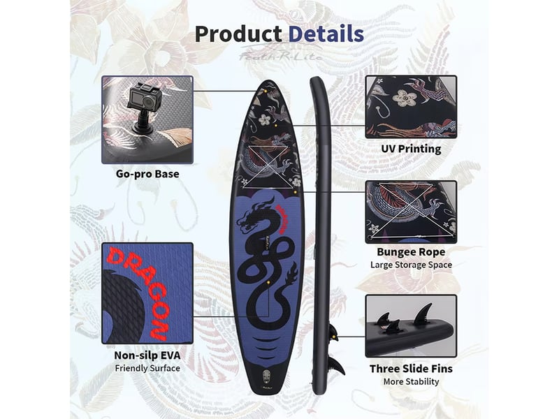  Planche de SUP Funwater SUPFR17U - 350x83x15cm 180kg  - Conforama E