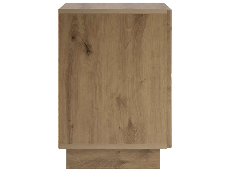  Table de chevet - cabinet de chevet - table de nuit chêne artisanal 33,5 x 34,5 x 50 cm  - Conforama D