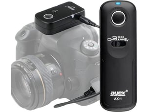 Bouton de déverrouillage à distance ayex ax-1 (e3), compatible avec canon eos, 80d, 1300d, 1200d, 1100d, 760d, 750d, 650d, m6, entre autres.