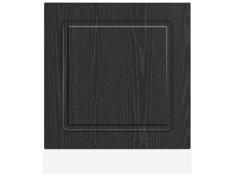  Panneau de lave-vaisselle kalmar chêne noir 60x1,5x57cm  - Conforama D