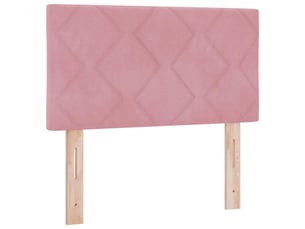 Tete de lit A poser largeur 80 cm rose