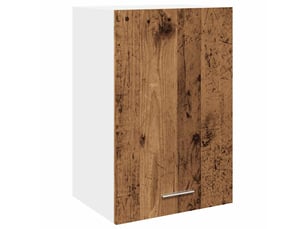 Meuble de rangement cuisine, armoire suspendue bois ancien 40x31x60cm bois d'ingénierie