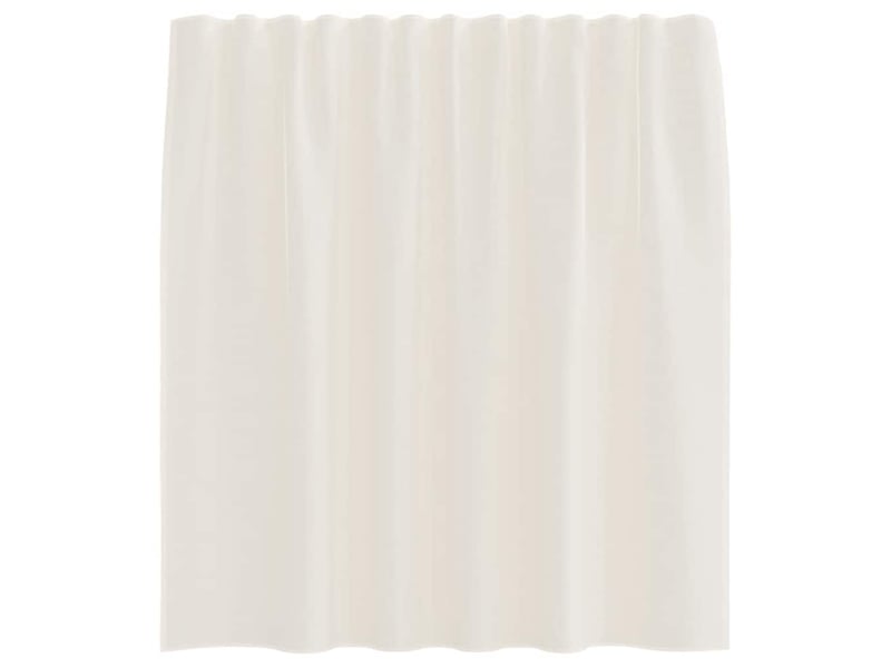  Lot de 2 rideaux en voile, voilages à œillets couleur crème cf44258  - Conforama D