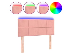 Tete de lit A poser largeur 100 cm rose