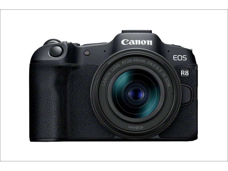  Appareil photo hybride canon eos r8 + rf 24-50mm f4.5-6.3 is stm  - Conforama A