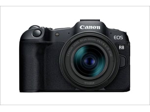 Appareil photo hybride canon eos r8 + rf 24-50mm f4.5-6.3 is stm