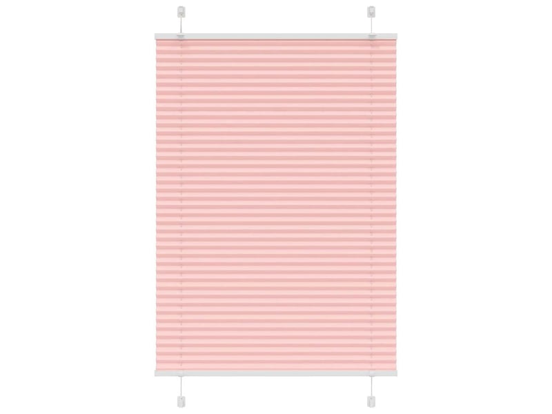  Store plissé, store de fenêtre rose 85x150 cm largeur du tissu 84,4 cm polyester cf47010  - Conforama B