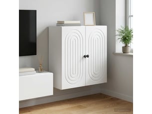 Armoire     <strong></strong> <strong></strong> coloris blanc largeur 59 cm