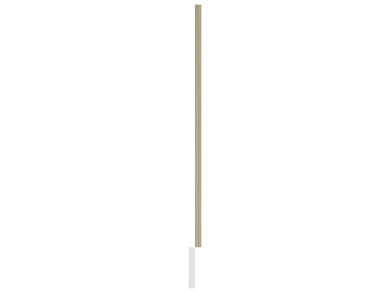  Panneau de lave-vaisselle lyon chêne sonoma 59,5x3x67cm bois d'ingénierie  - Conforama E